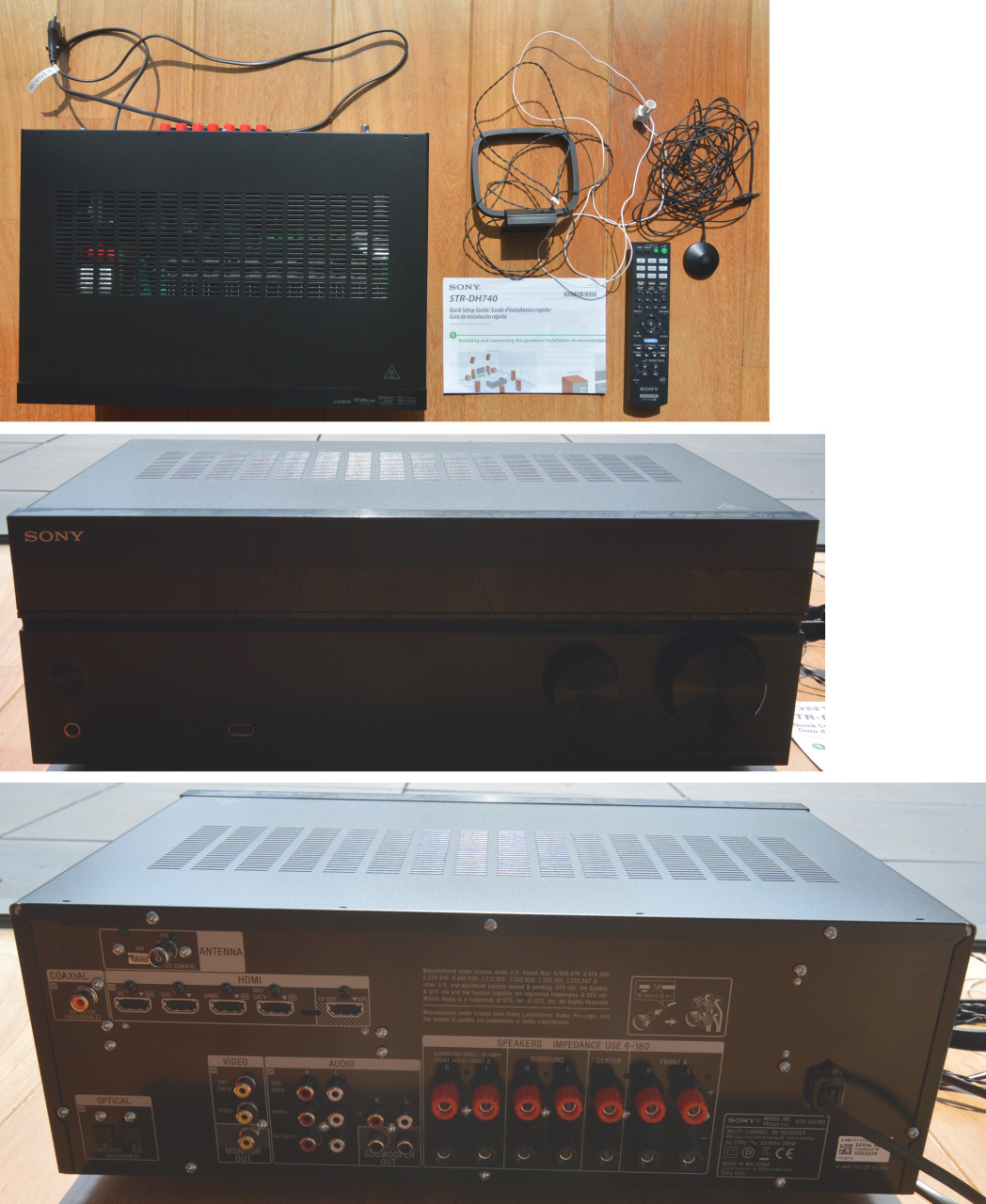 Z.G.A.N. Yamaha 6x NS-333 + 1x NS-444 + Sony STR-DH740 7.2 + ...