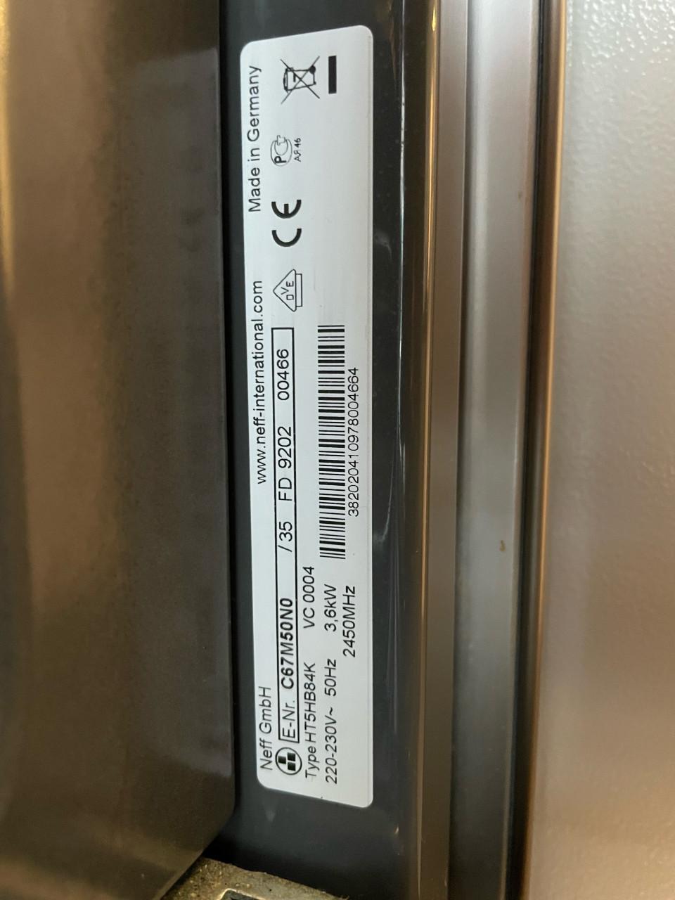 Neff combi oven magnetron