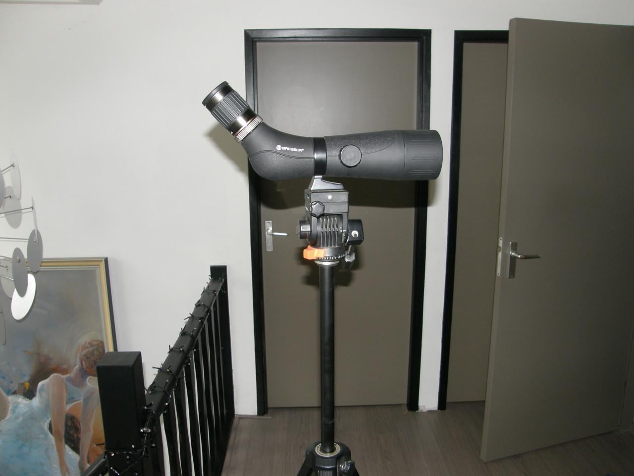 Gullmann statief met Bresser kijker