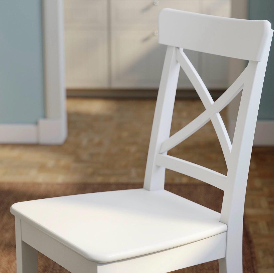 Eetkamerstoelen Ikea - wit