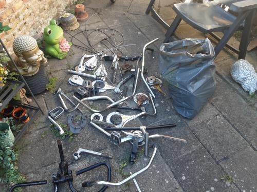 Gratis 2 hands fietsonderdelen