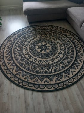 Rond vloerkleed (kan ook buiten)