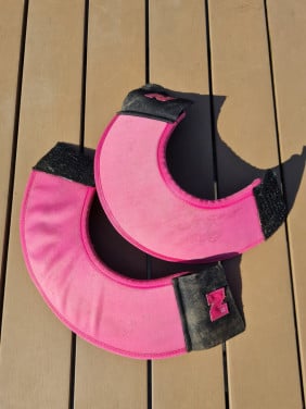 Roze springschoenen