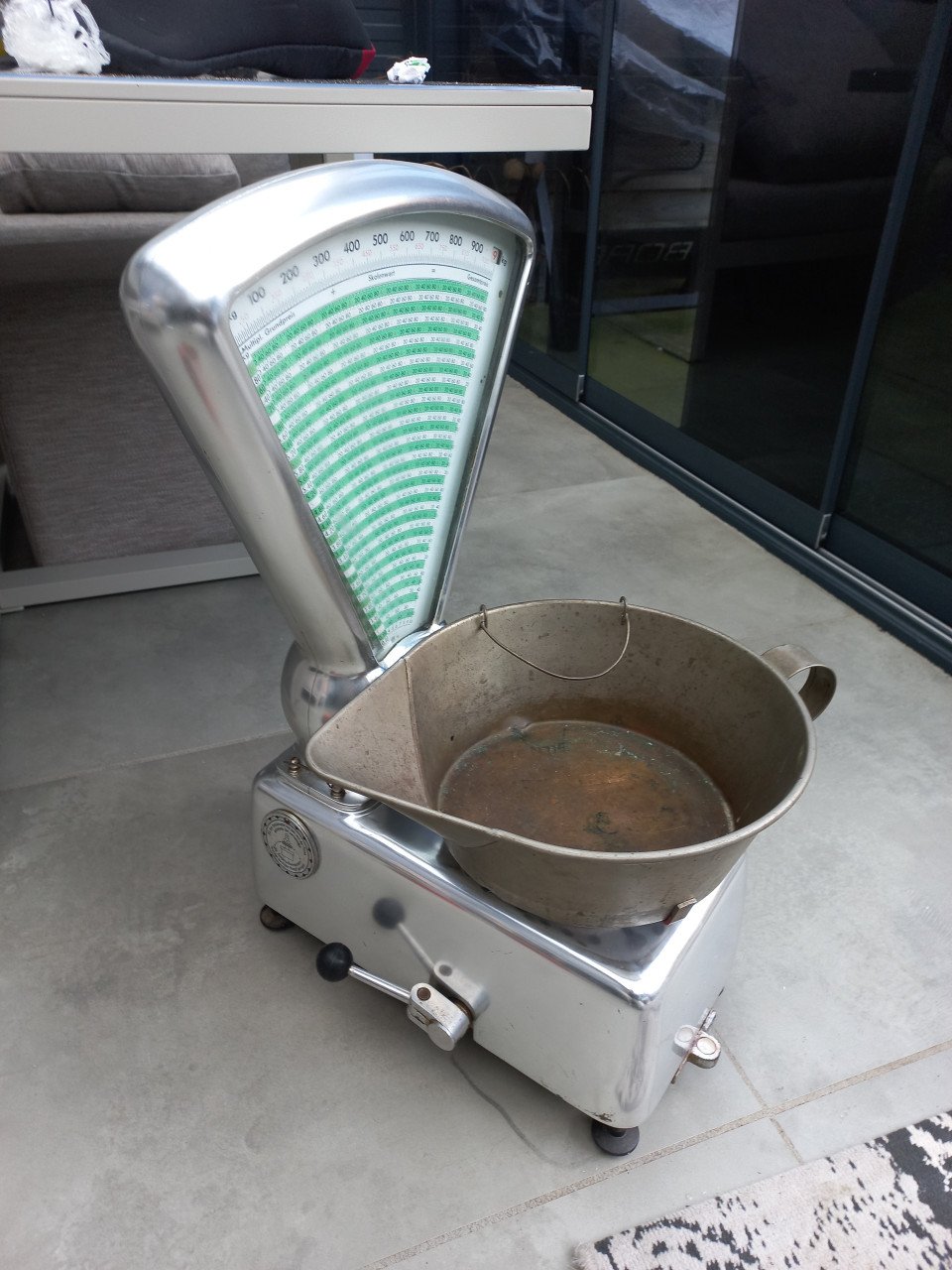 Vintage duitse weegschaal G.Hartner