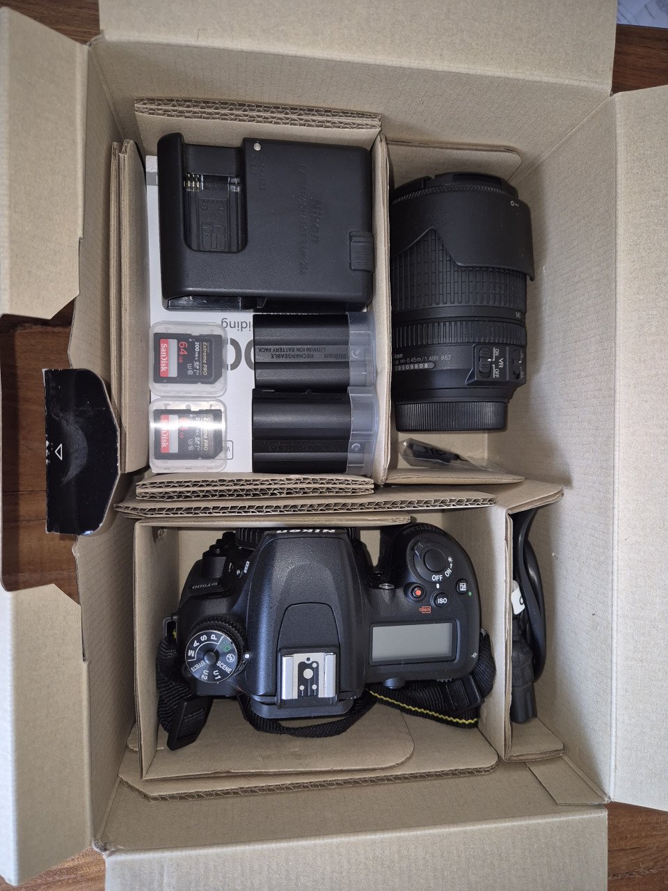 NIKON D7500 uit 07/2023 met 6485 shutterteller