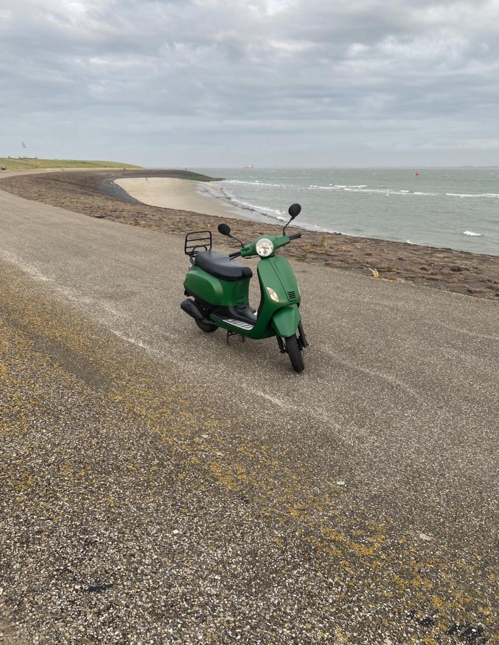 Groene TYM scooter mag weg voor weinig