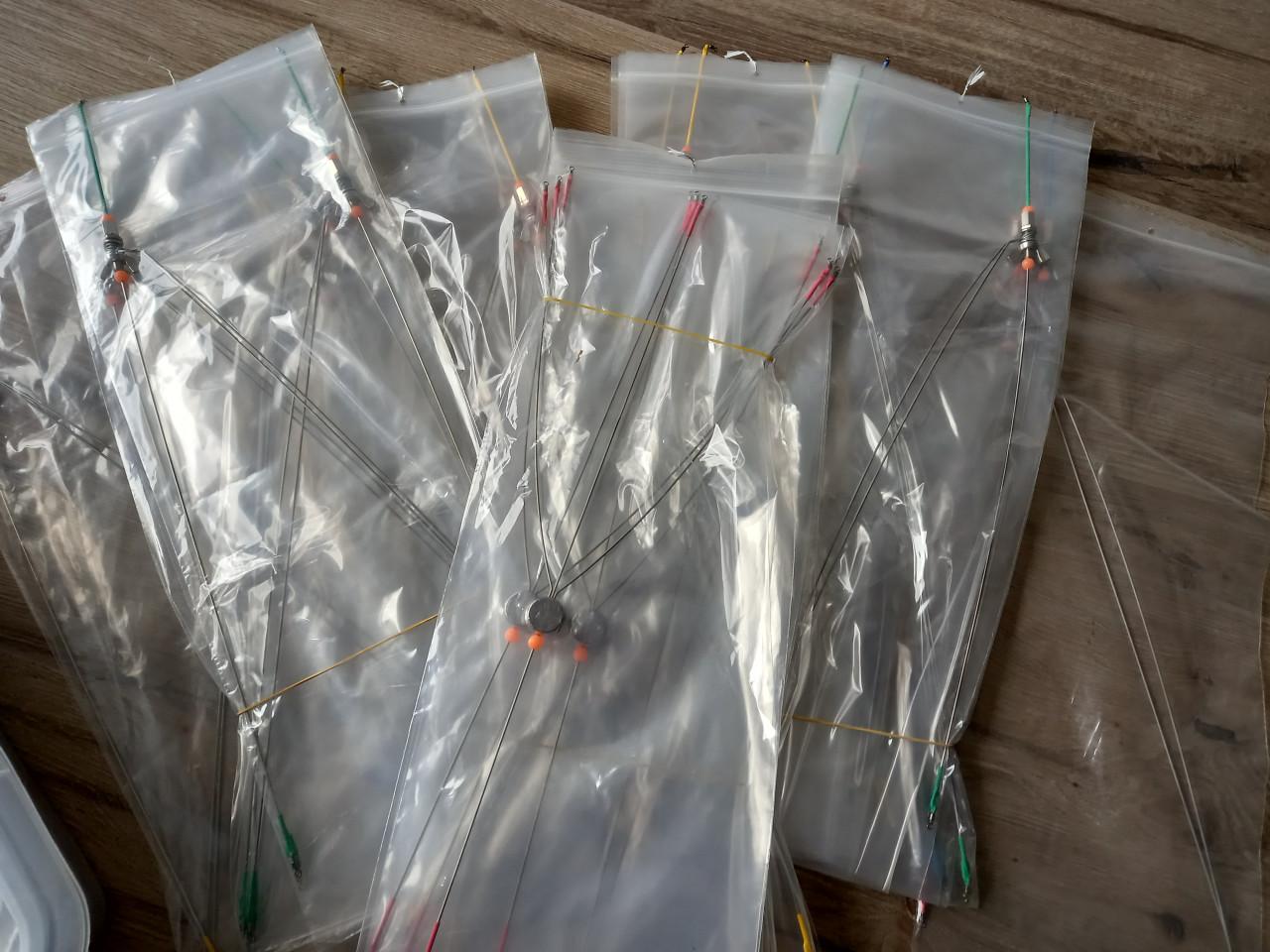 De Kippepoot onderlijn (licht verzwaard ) is er ook weer .