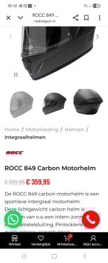 Zgan helm Rocc full carbon maat L