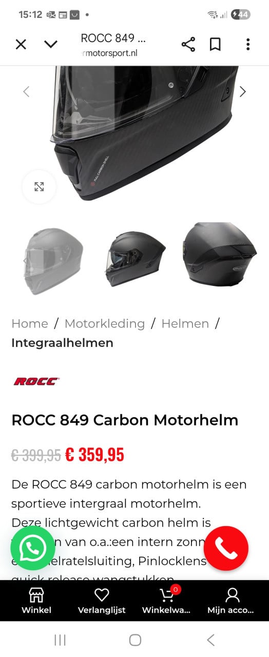 Zgan helm Rocc full carbon maat L