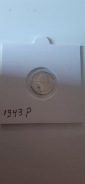 10 cent wilhelmina 1943 P