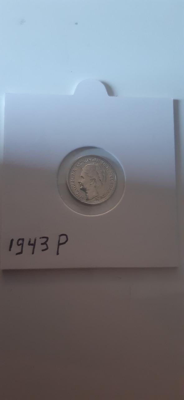 10 cent wilhelmina 1943 P