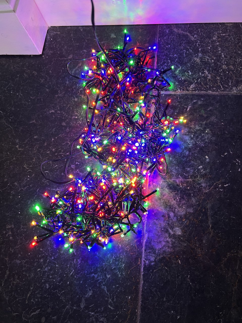 Streng multicolor lichtjes