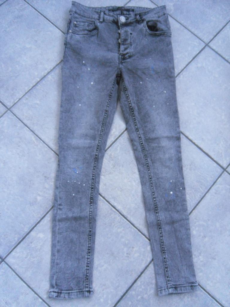 SPIJKERBROEK GRIJS 30 R BRAVE SOL DENIM STUDIO