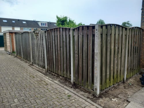 Betonpalen schutting