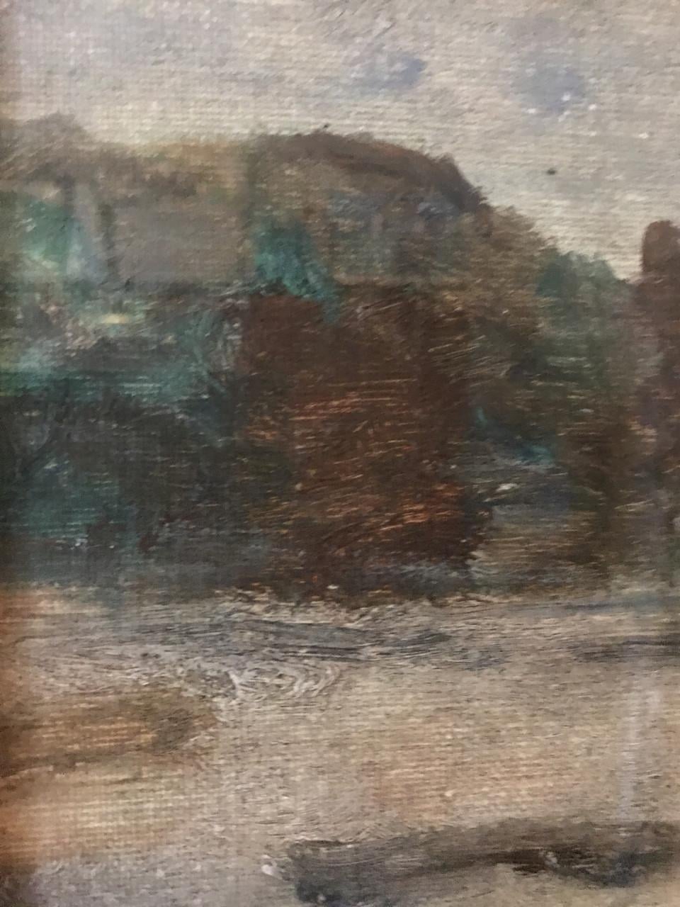 Schilderij Georges Laporte (1926-2000) - Paysage de bord de mer