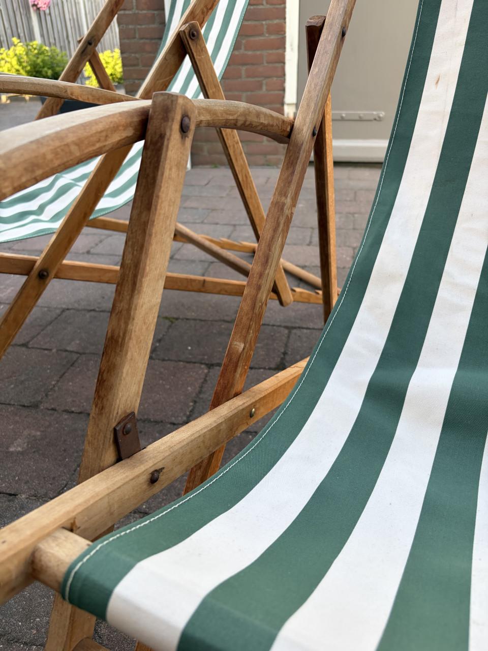 Retro strandstoelen