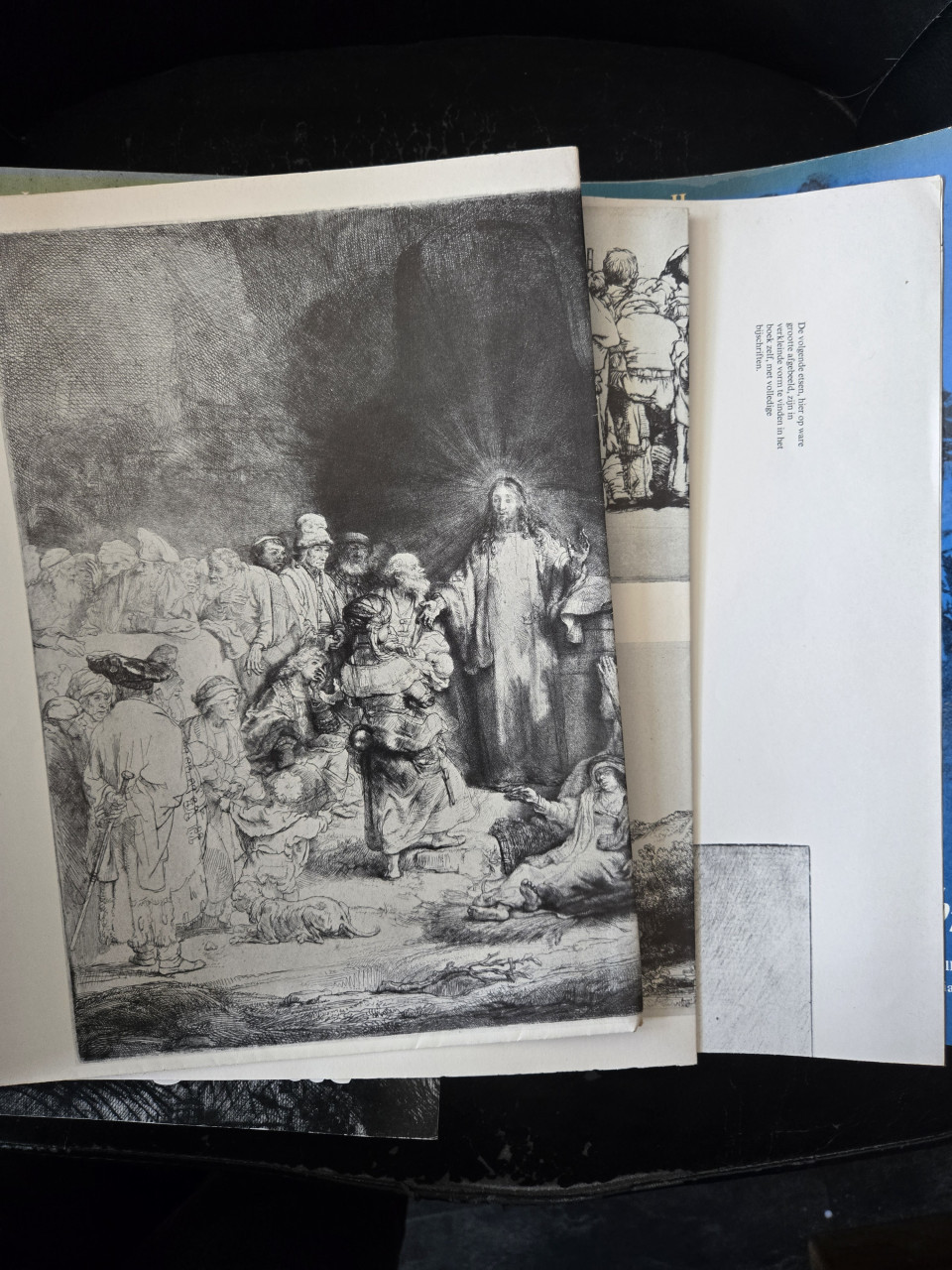 3 Boeken  Rembrandt: alle etsen, drawings of Rembrandt vol.1 & 2