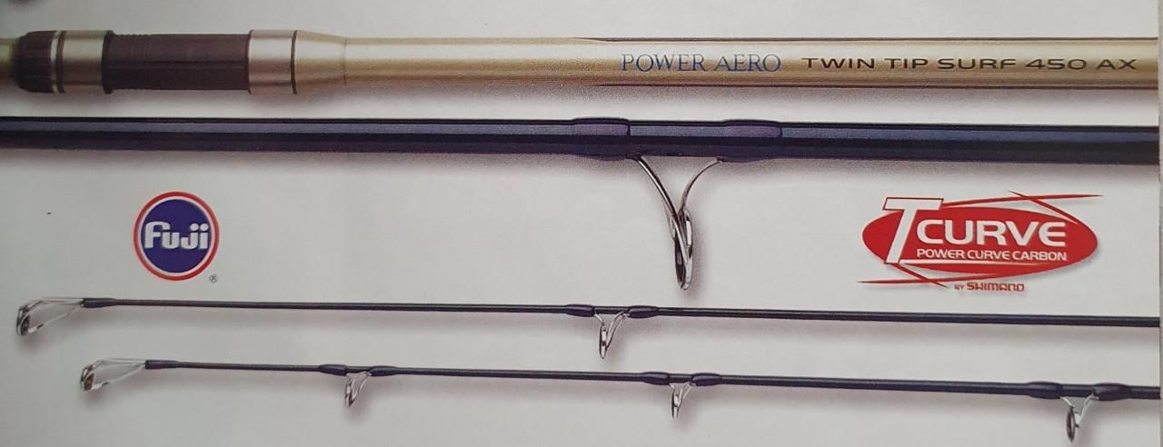 Strandhengels Shimano Power Aero Surf Twin Tip 5 meter.