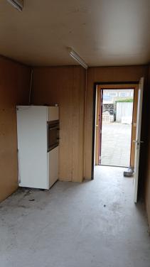 Bouwkeet met WC, keukentje en elektra