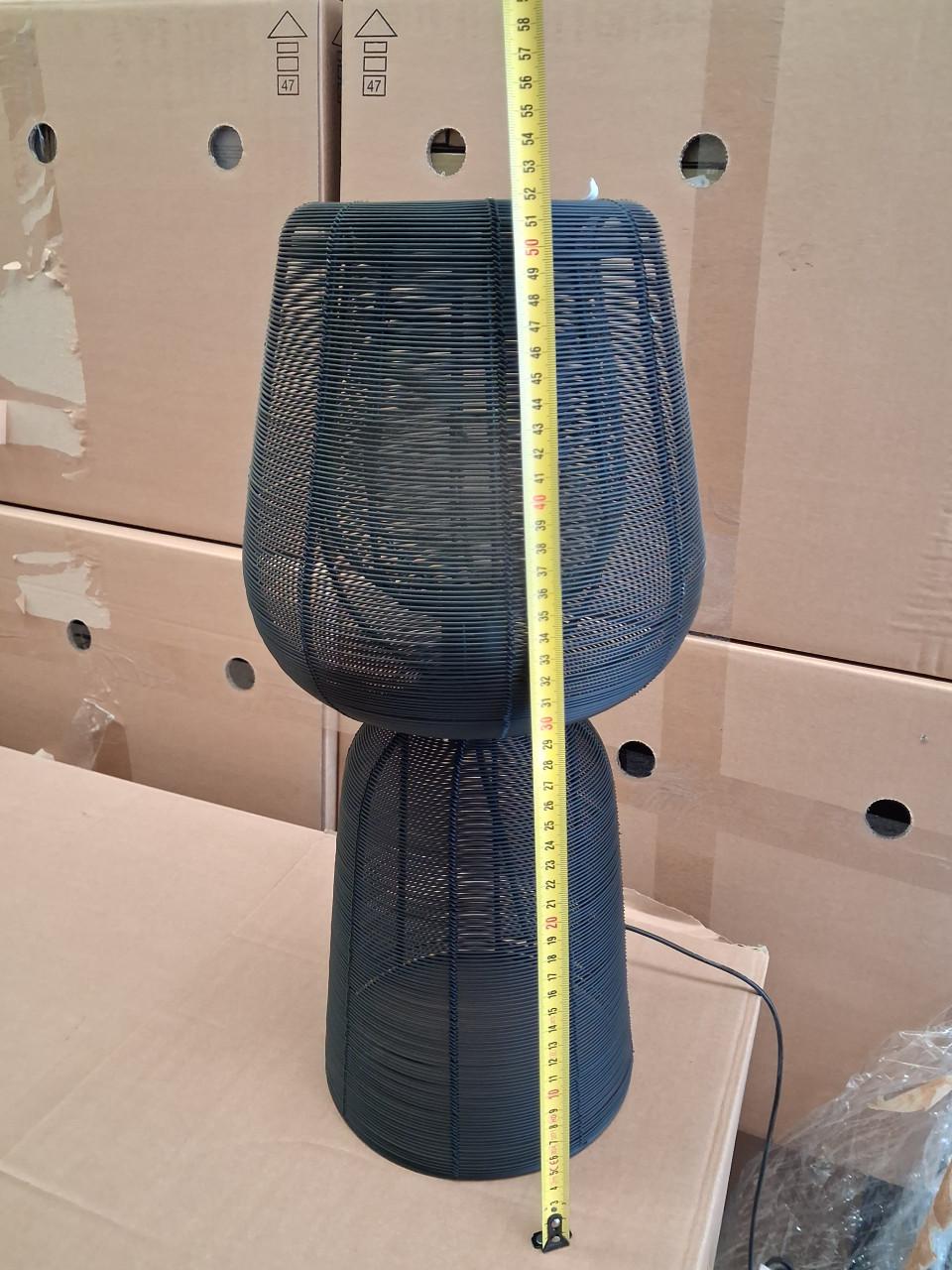 Light & Living SINULA tafellamp zwart Ø33×52 cm