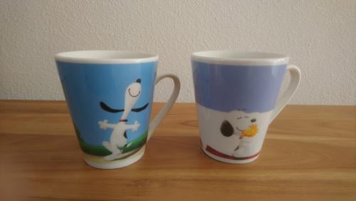 Set Snoopy en Charlie Brown mokken - NIEUW