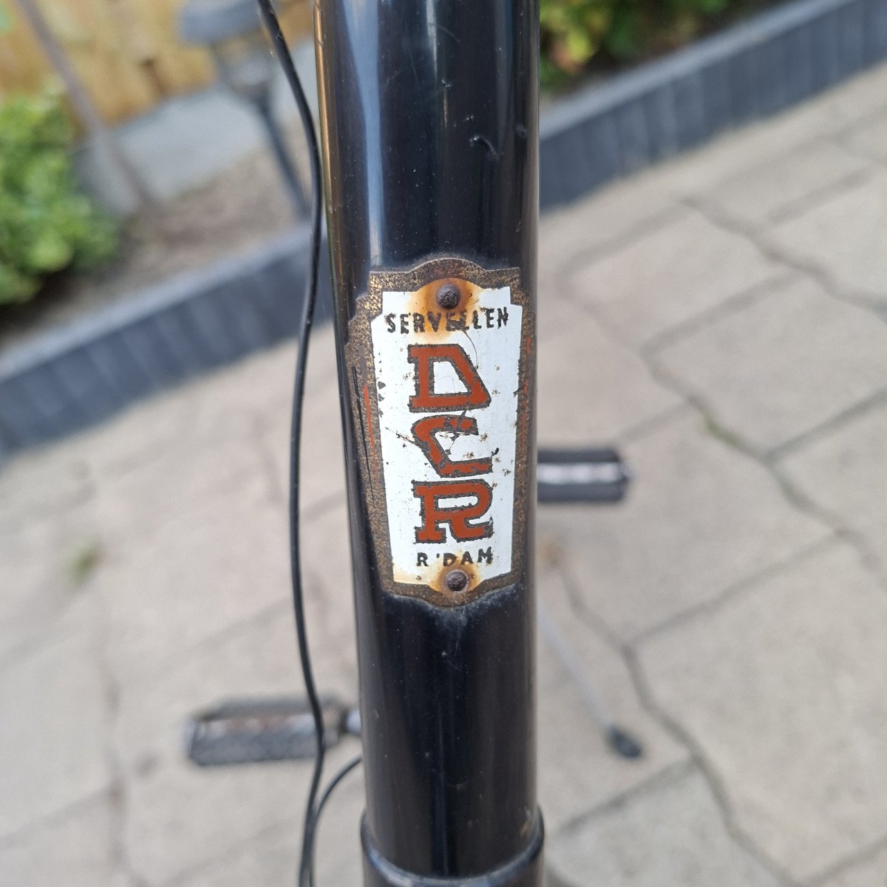 Antieke fiets merk DCR Roterdam