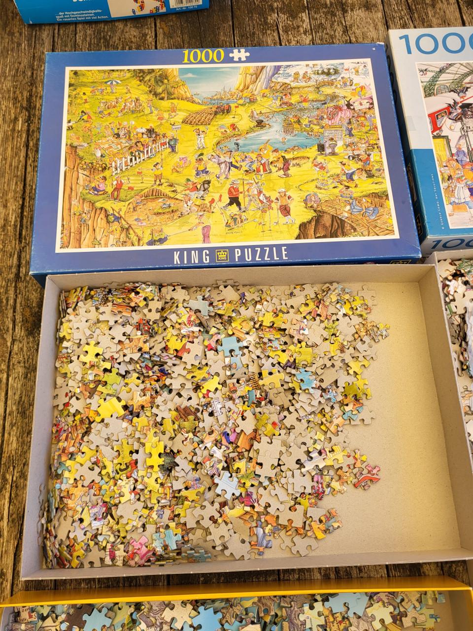 4 puzzles samen voor 7,50