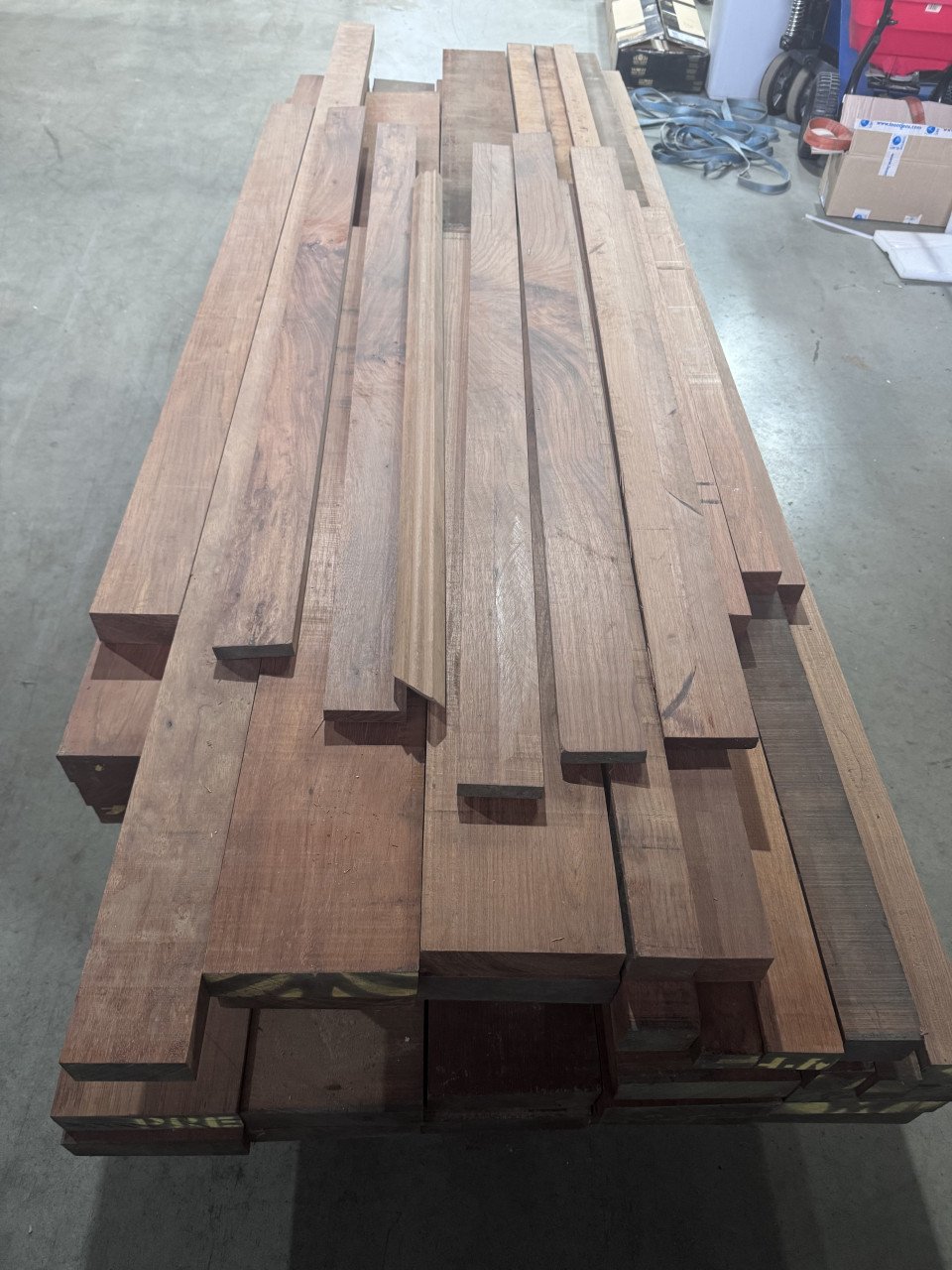 Partij Jatoba hout - 1e kwaliteit