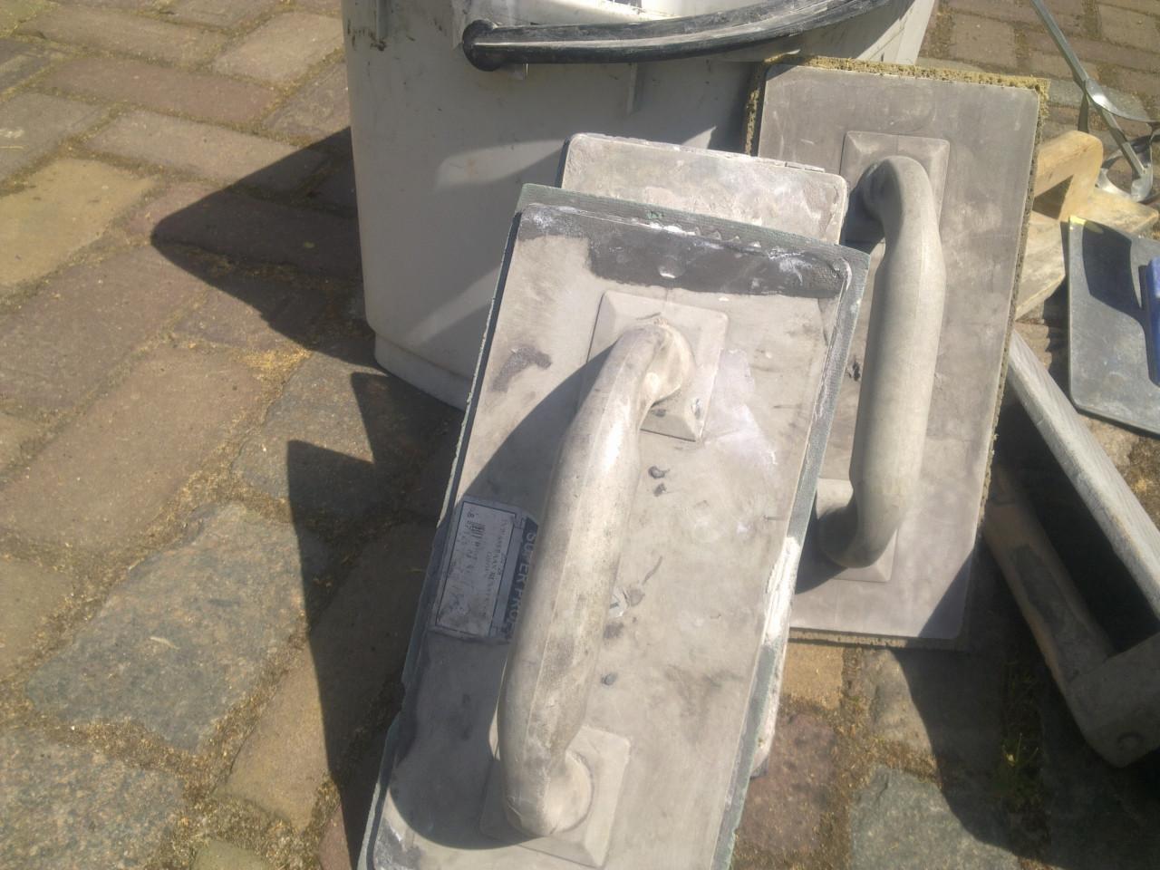 Set tegelzetter en stucadoor gereedschap
