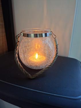 Grote zware glazen bol