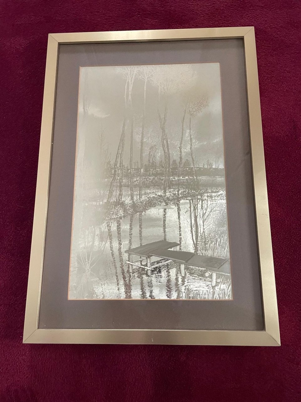Koperen ets gravure