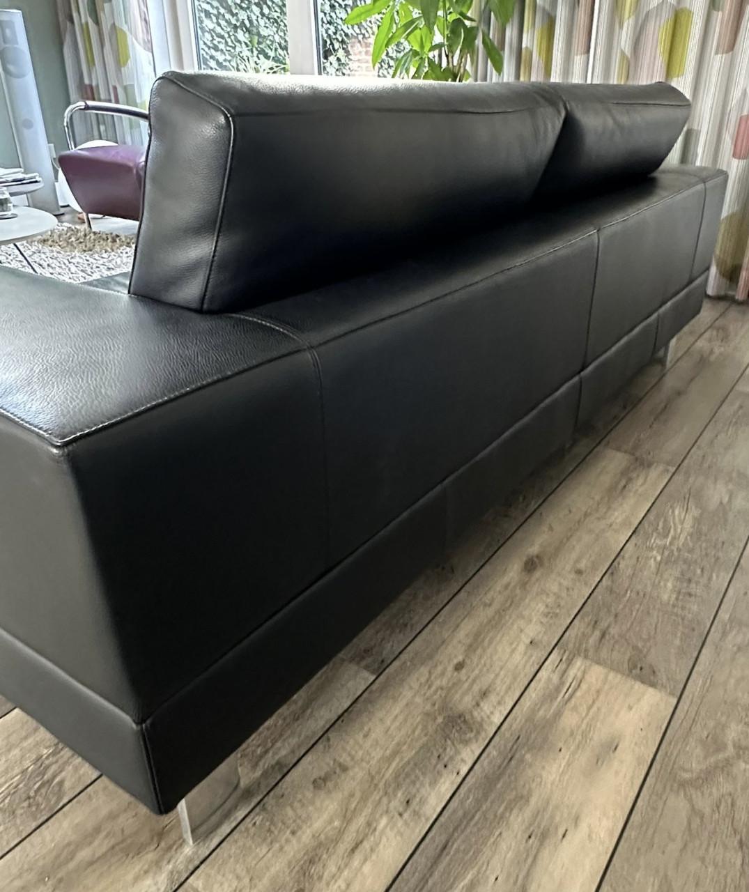 Leolux DOCK 2,5 zits bank (zwart)