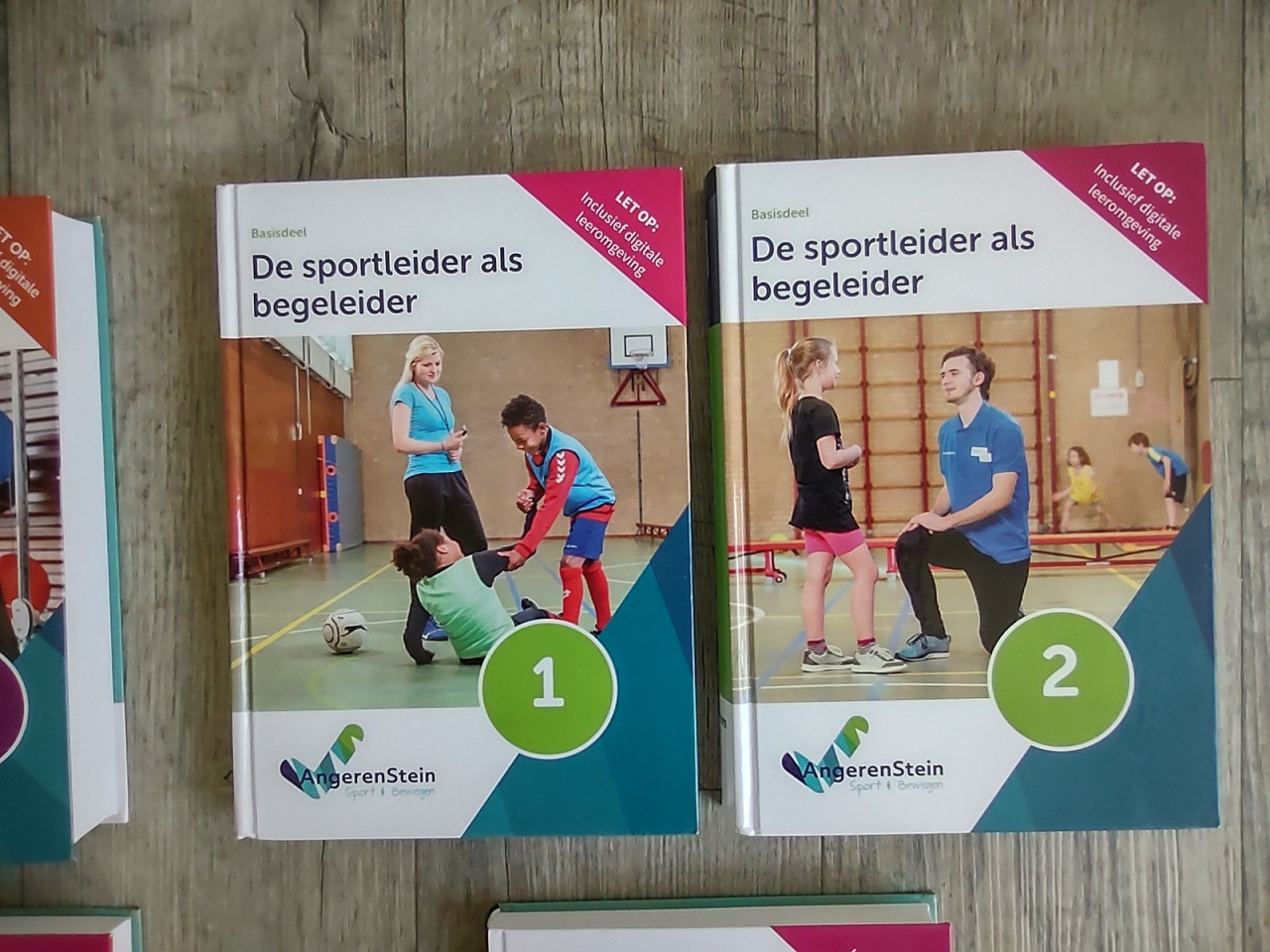 10 boeken van de Opleiding CIOS. Sport leider. Eerste 5 van Angeren Stein