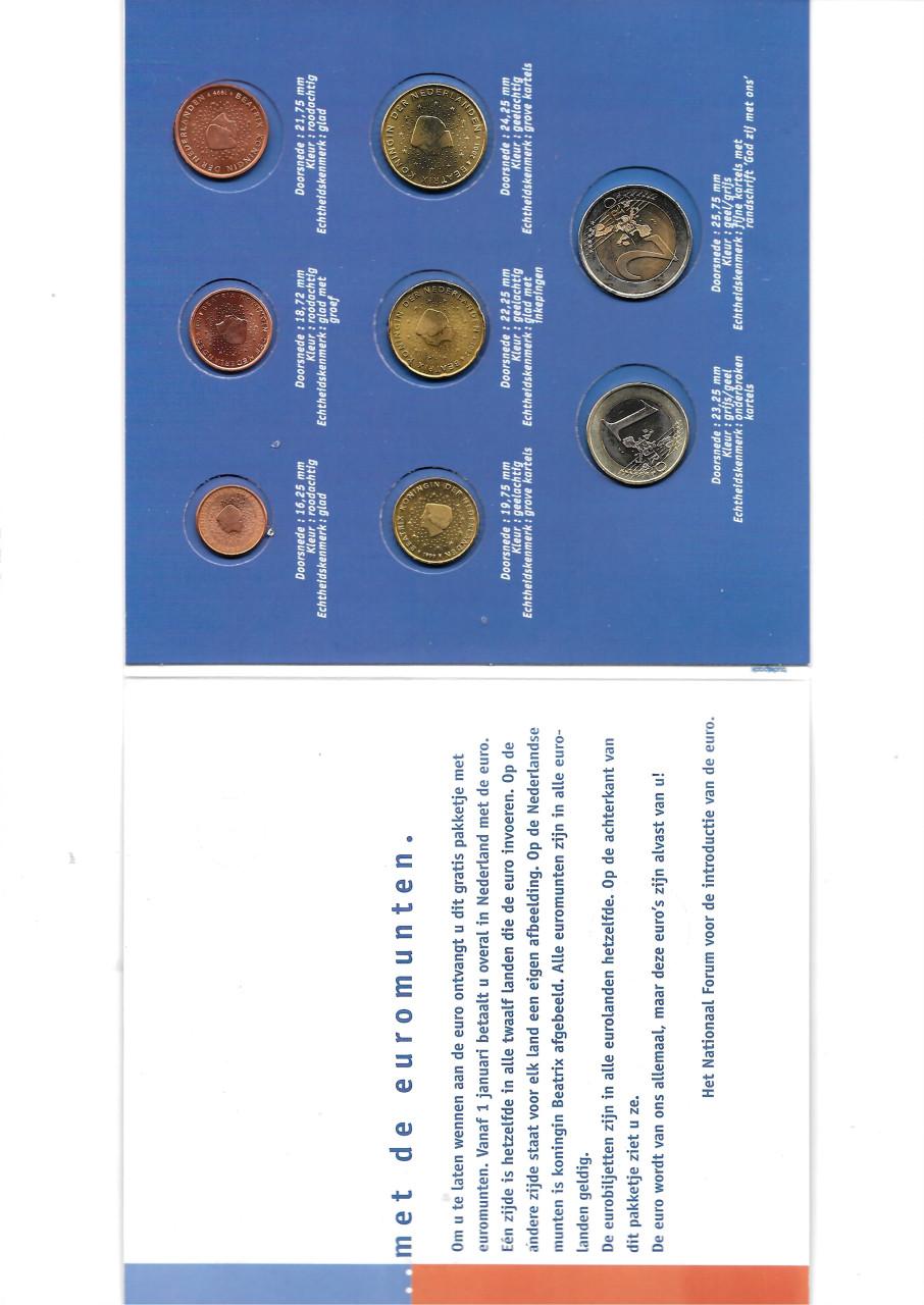 Munt Eurosetje compleet ongeopend