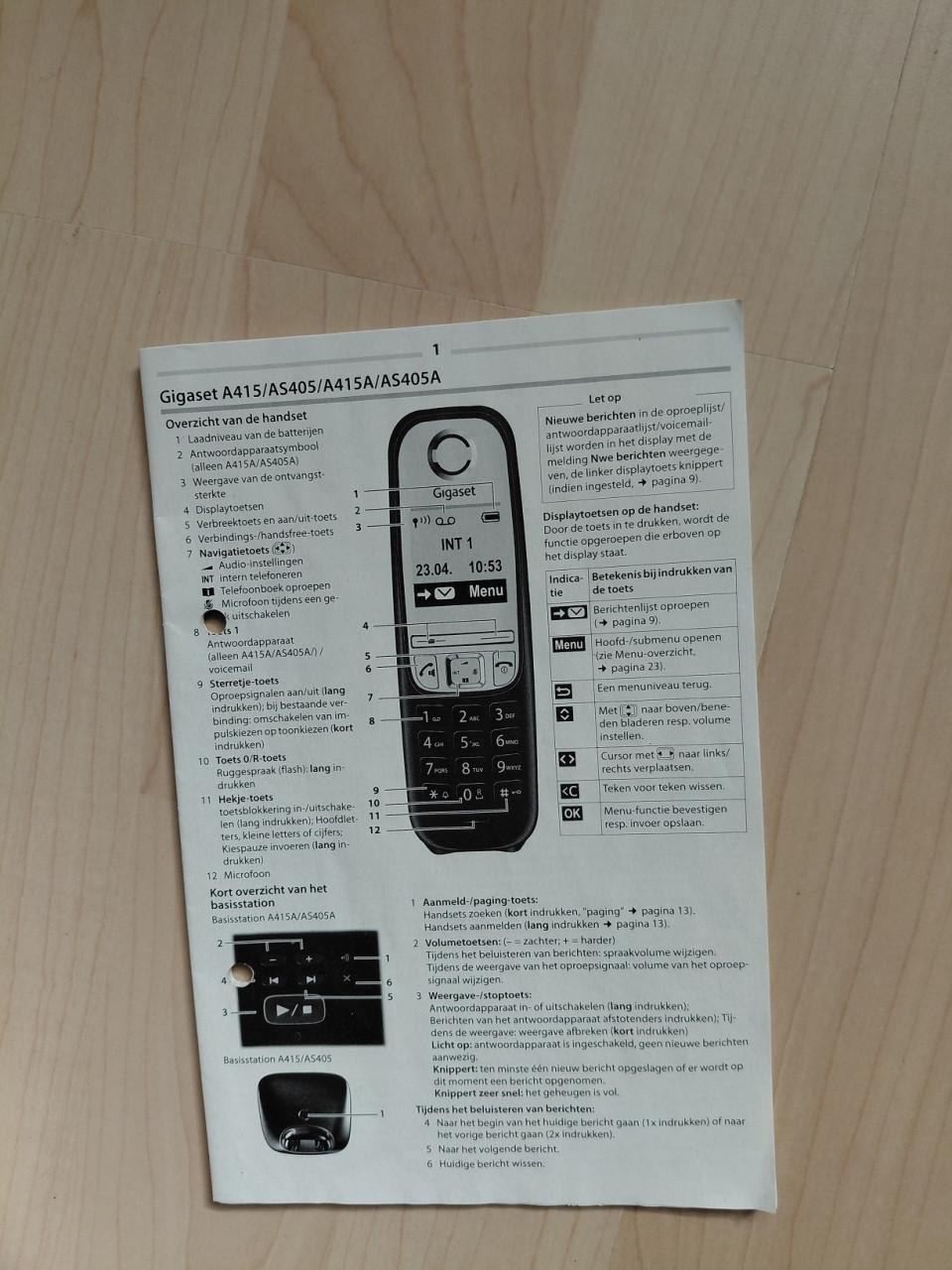 Gigaset A415 huis telefoon