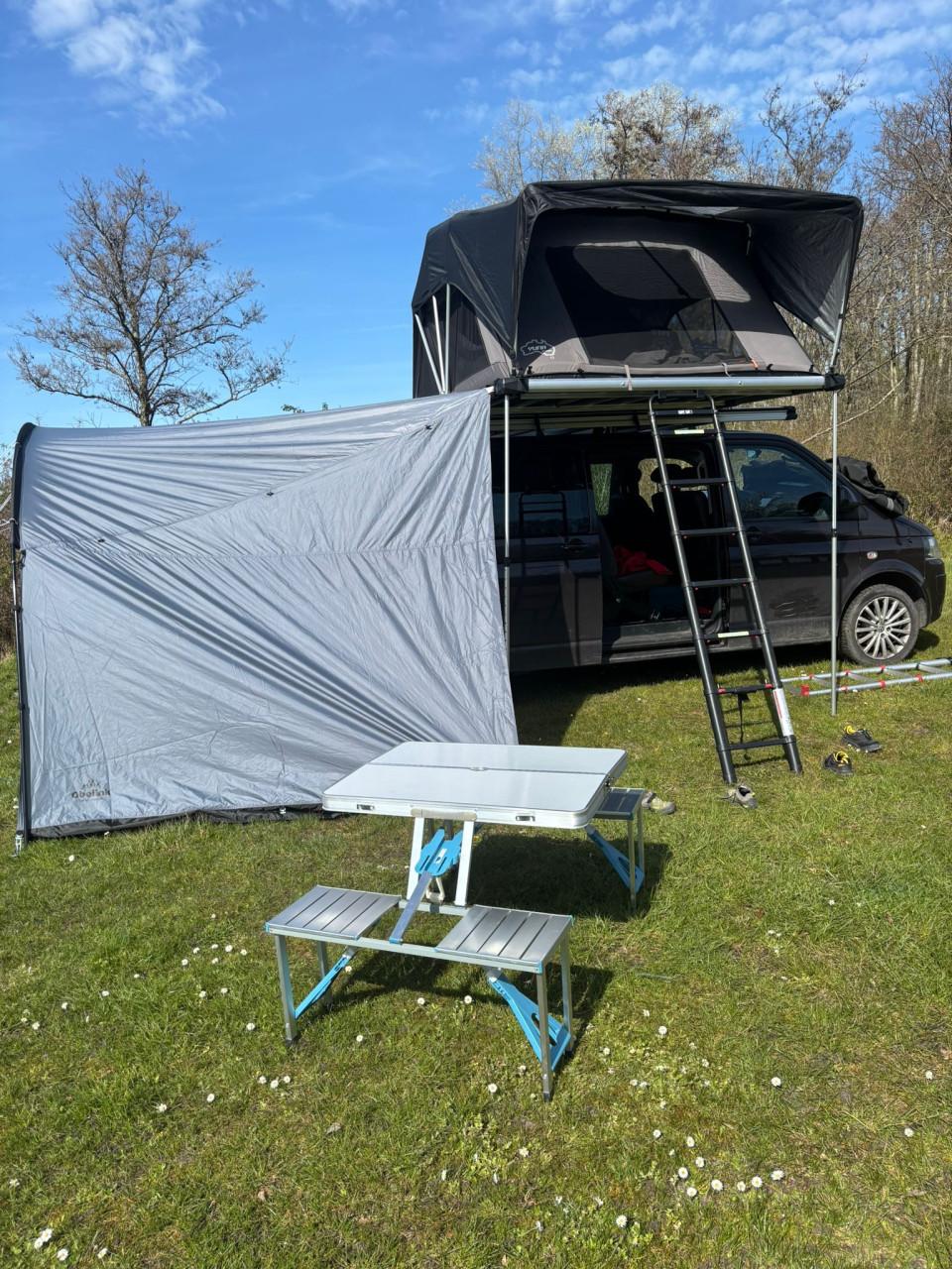 VW Transporter T5.1 Caravelle L2 DC Camper/Dayvan - Daktent + keuken