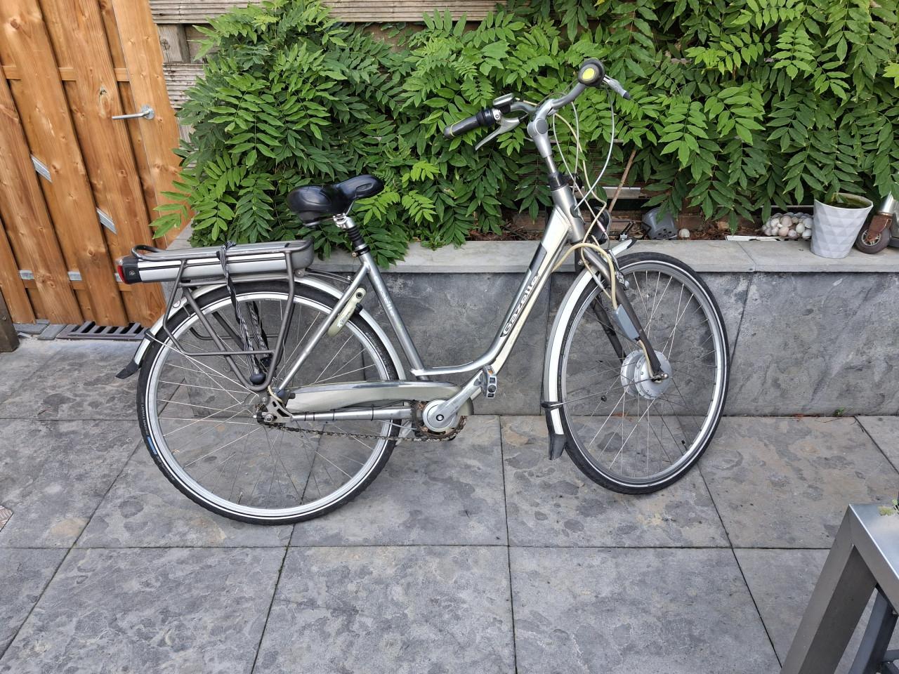 Set gazelle orange elektrische fietsen