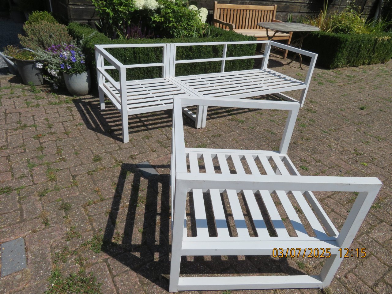 Lounge set zonder kussens