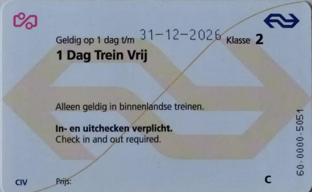 1 NS Dagkaart – geldig t/m 31‑12‑2026