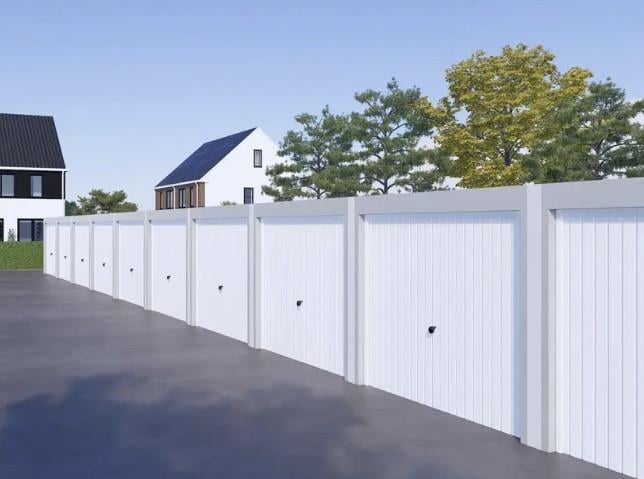 Nieuwe Garagebox te huur.
