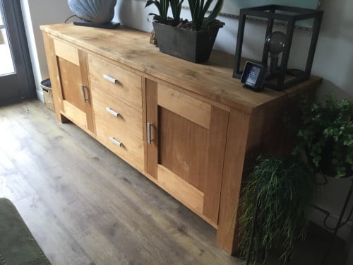 Massief teakhouten dressoir