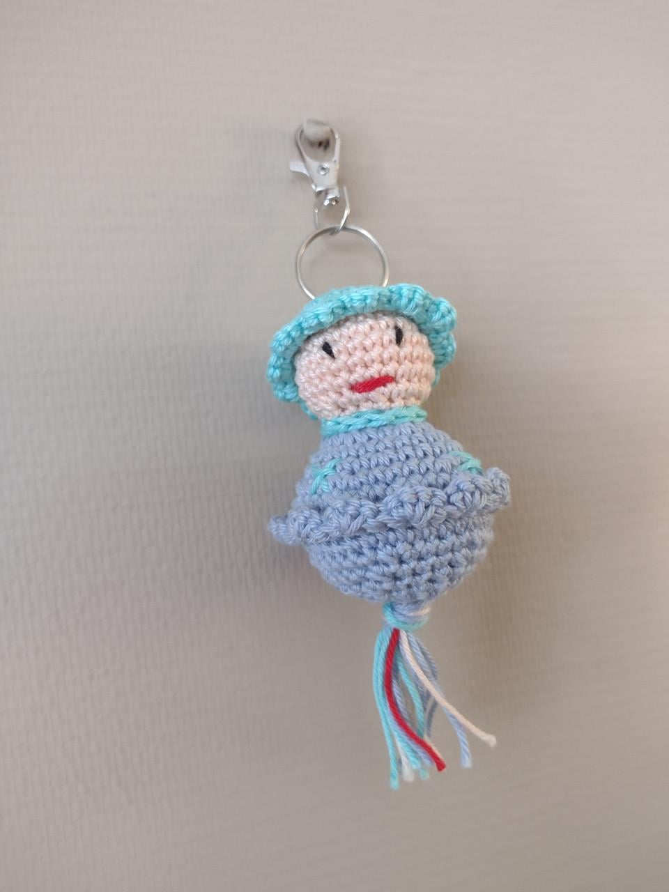 Gehaakte sleutelhanger poppetjes