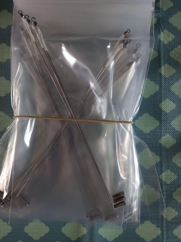 Verenstaal afhouders +/- 20cm in 4 kleuren krimpkous .