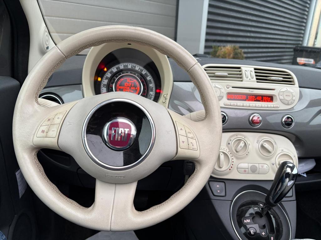 Fiat 500 1.2 lounge/automaat/cabrio/airco/lichtmetaal/