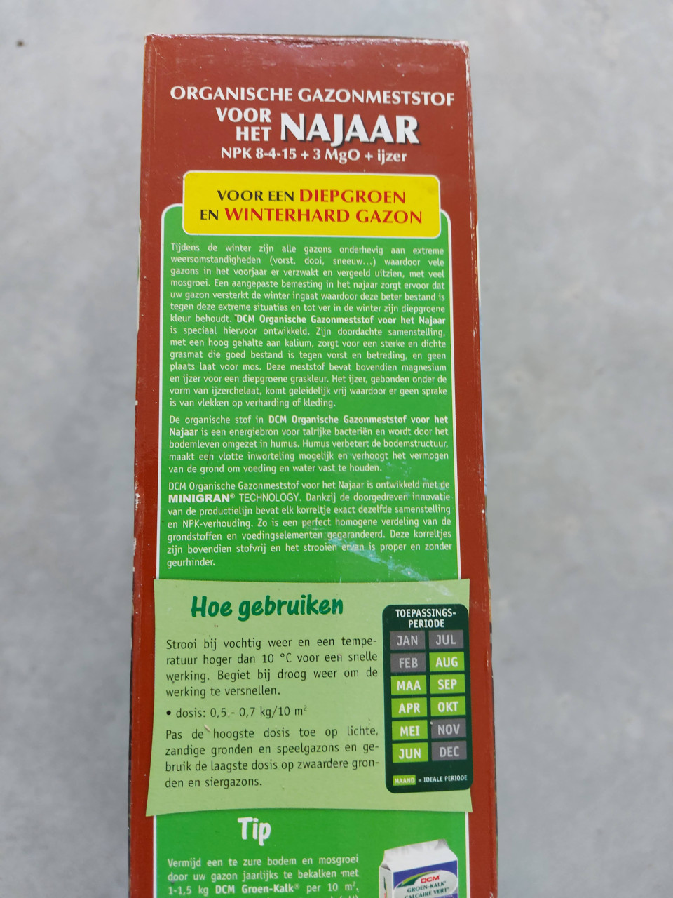 DCM najaar mest gazon 1.5 kg