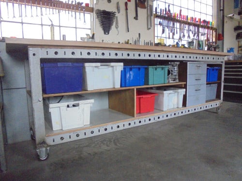 Grote werkbank