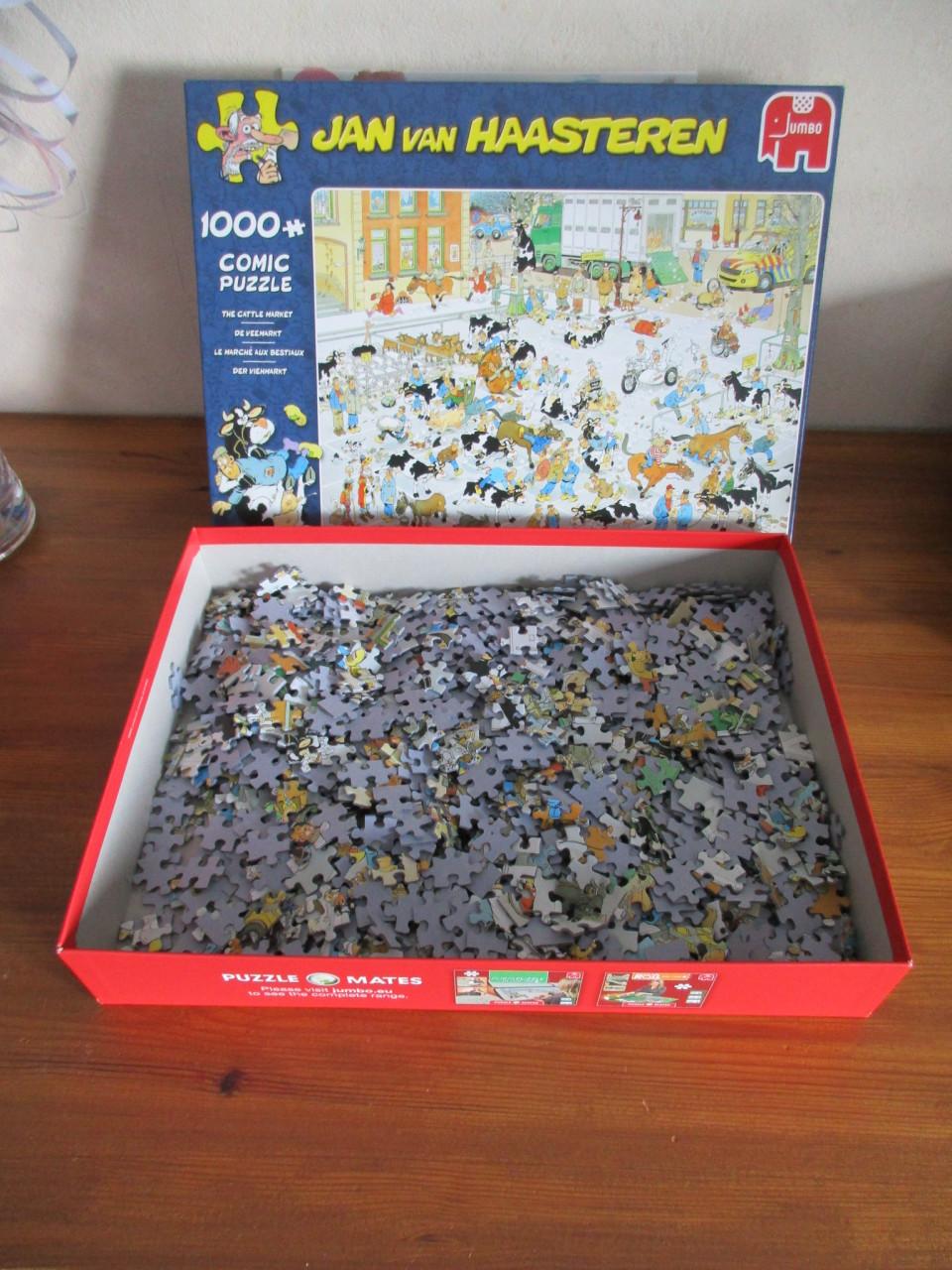 2 puzzels Jan van Haasteren 1000 stukjes