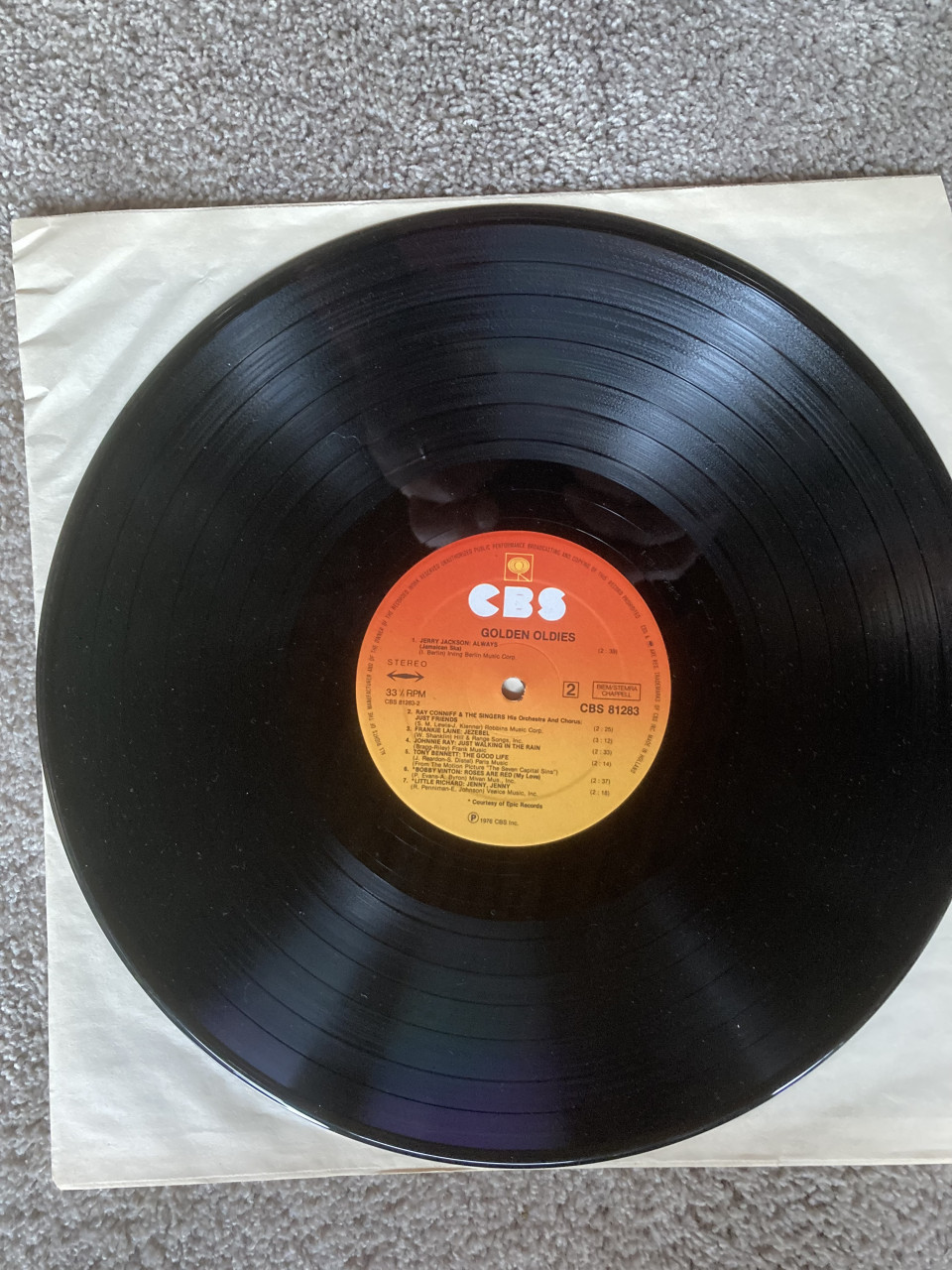 Lp Diverse artiesten Golden Oldies CBS S 81283 1976