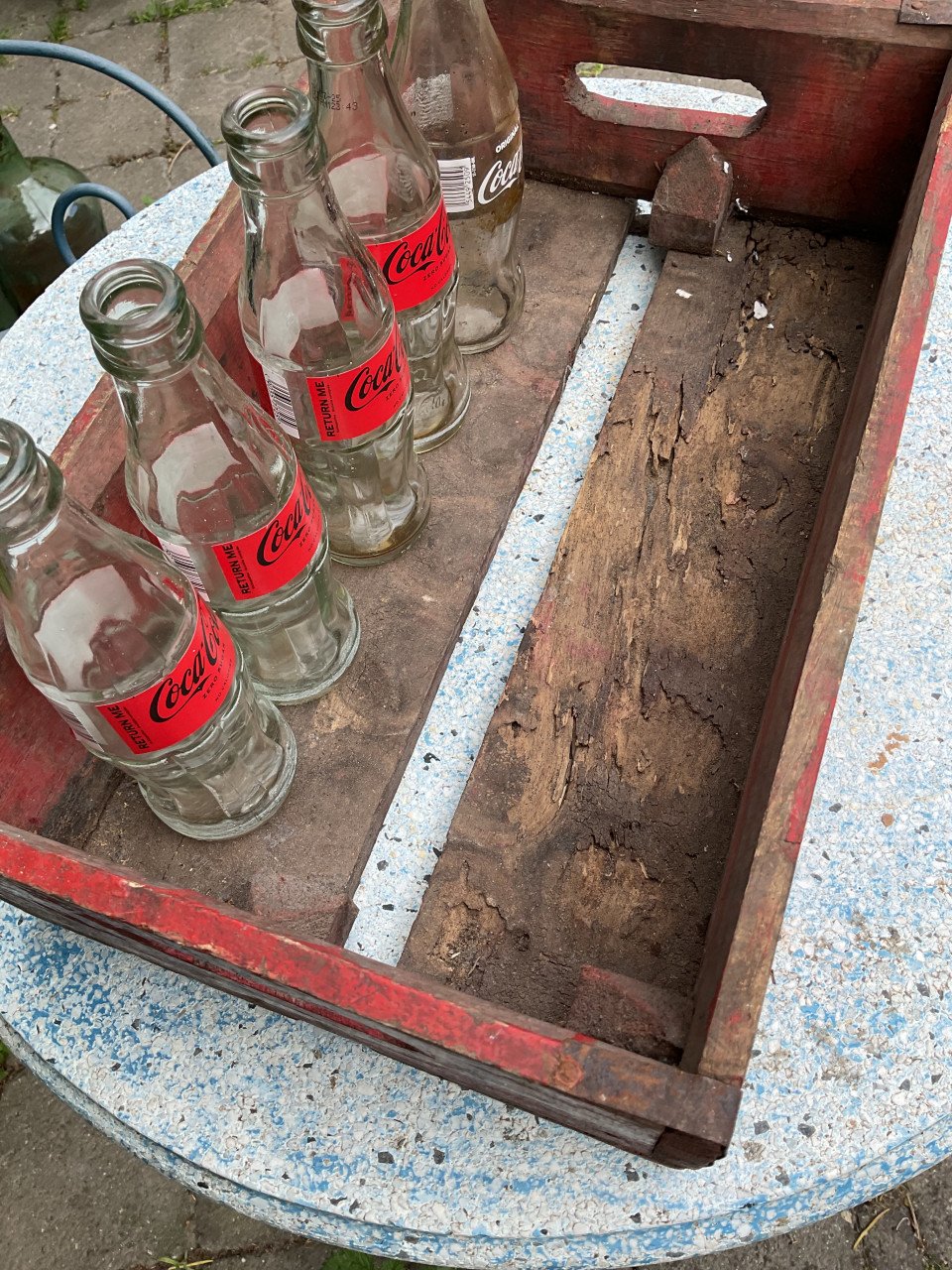 Houten krat Coca Cola