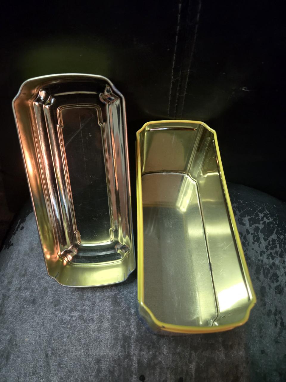 Vintage opbergblik van het merk Wasa ,L19xB7.5xH13cm